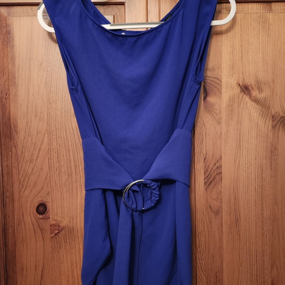 Elegant Blue Women's Dress